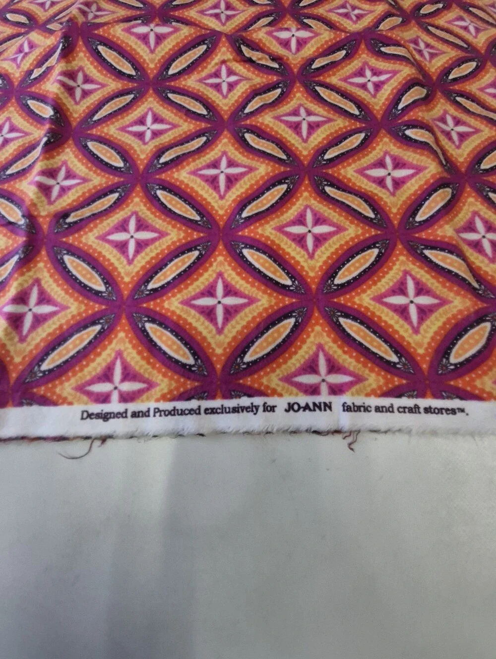 Joann Geometric Flannel Fabric 37x43”